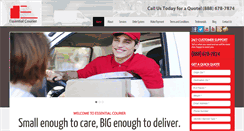 Desktop Screenshot of essentialcourier.com